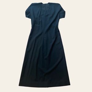 Markus Huemer:unit black midi dress